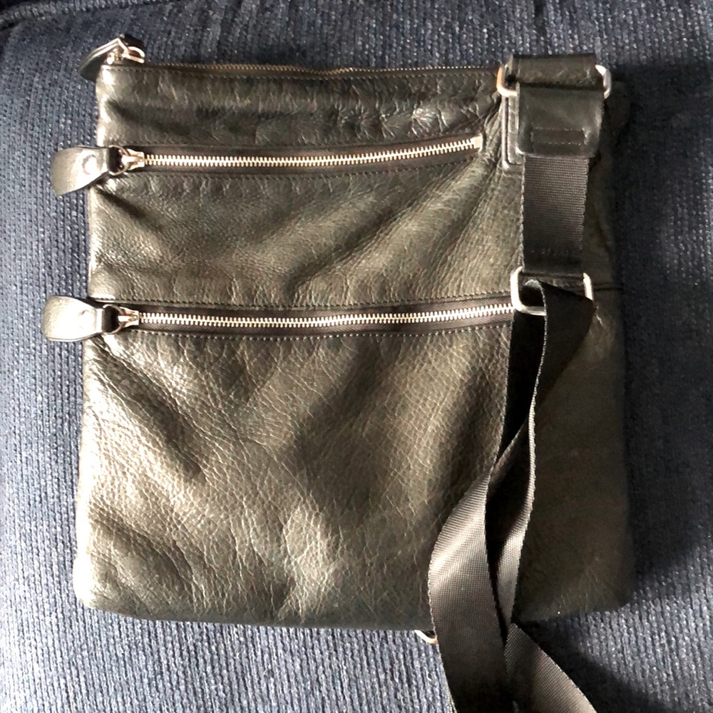 Margot brand genuine leather crossbody purse.